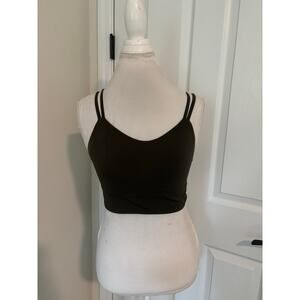 Lululemon Like a Cloud Longline Bra Dark Green Size Medium 8/10?